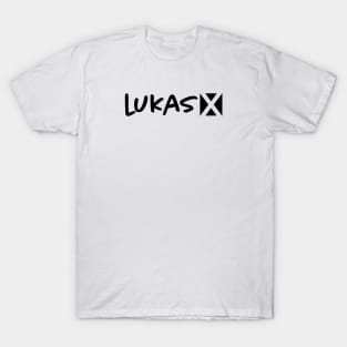 Black Lukas X Logo T-Shirt